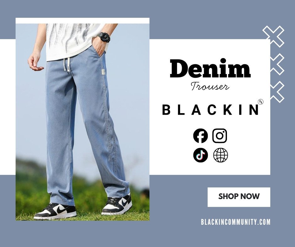 Denim Light Blue Trouser