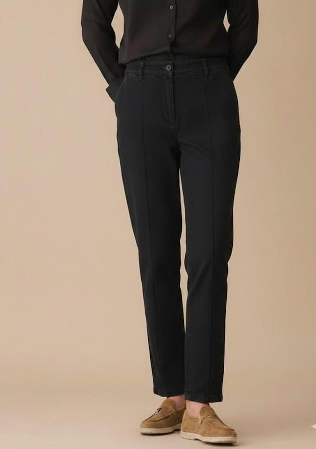 Denim Formal Fit Black pant