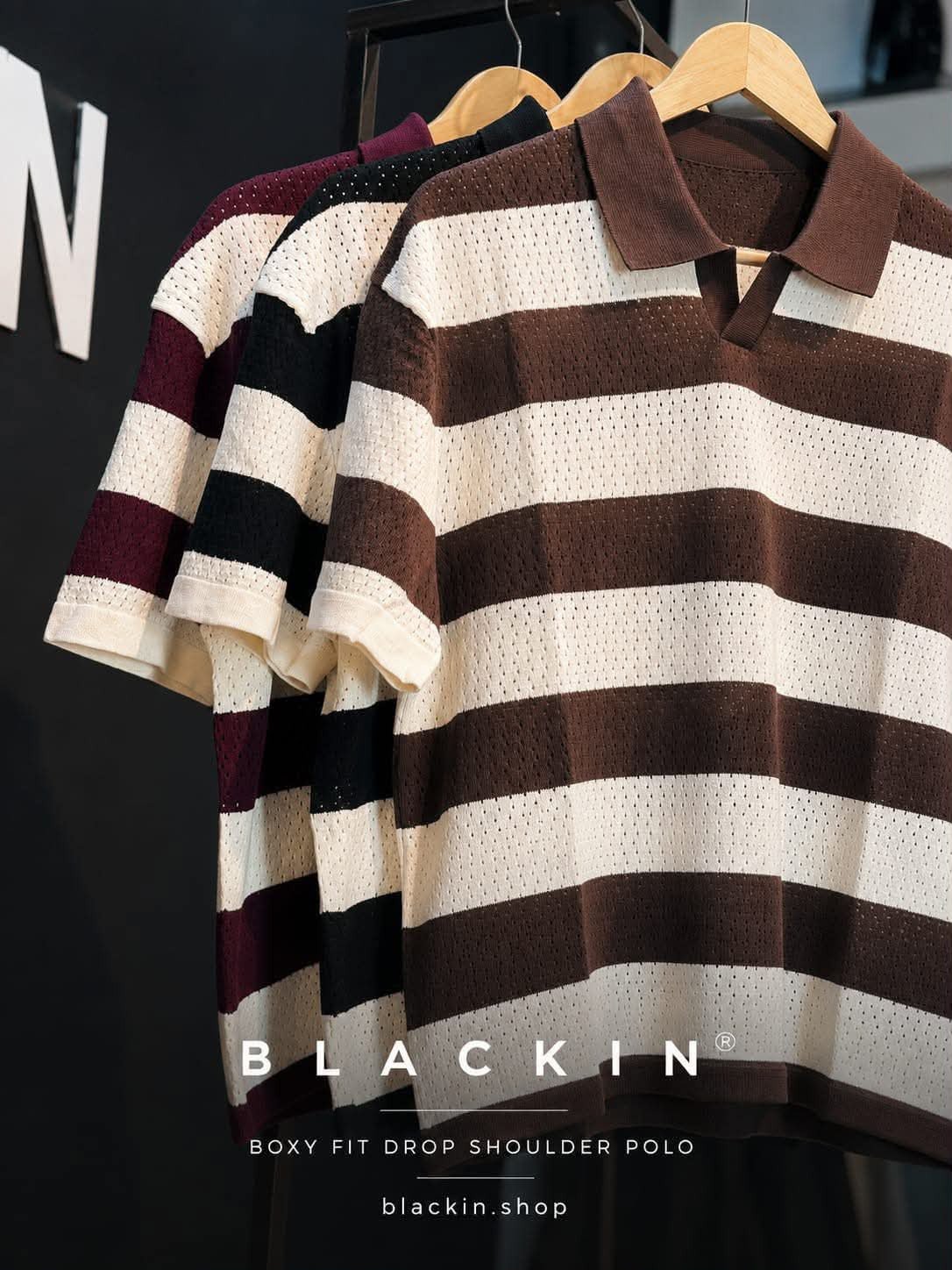 Knit Boxy-fit Polo