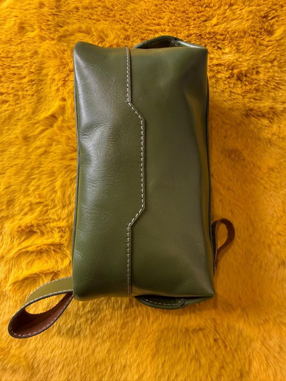 Olive and Chocolate Hand Bags For Men